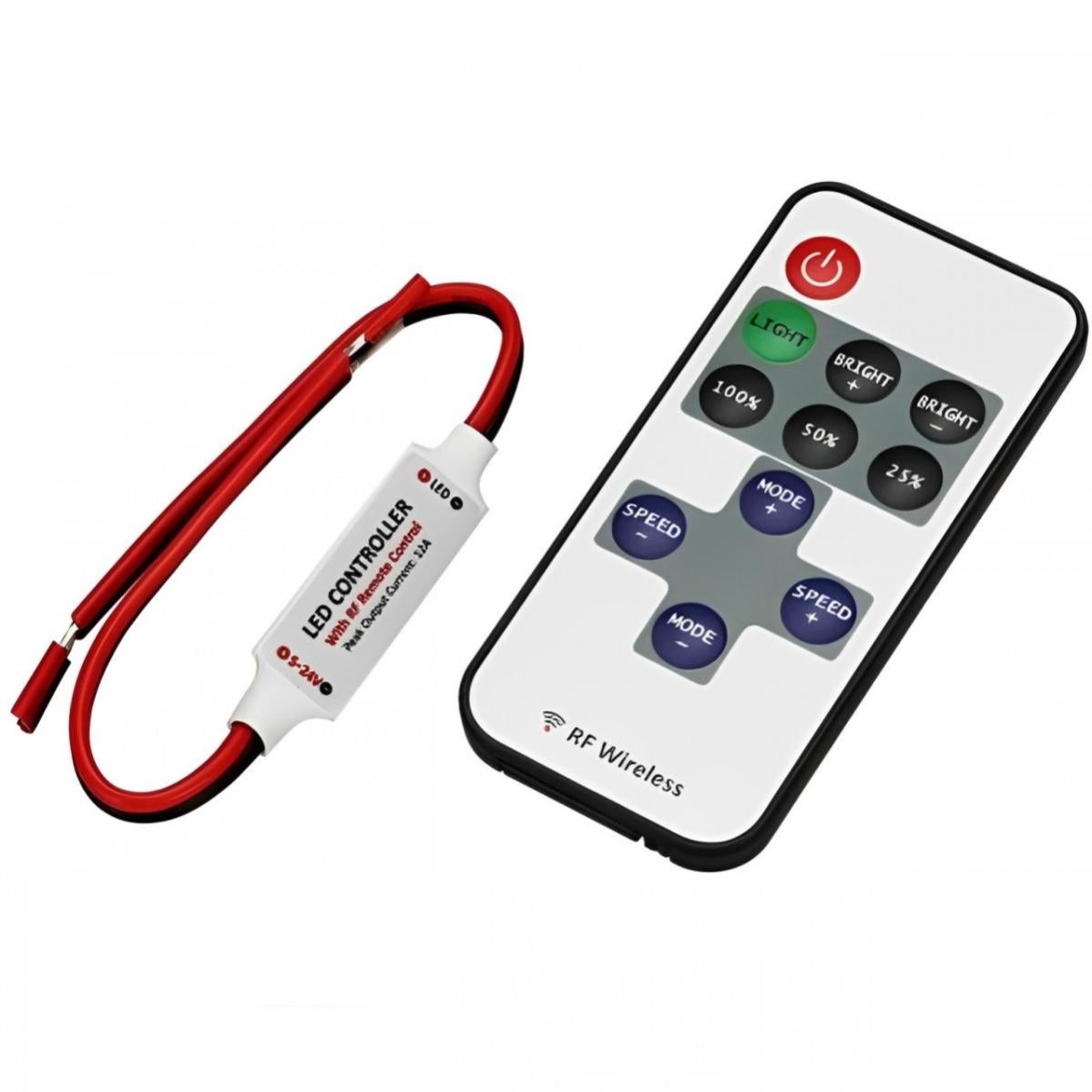 Controller Dimmer Telecomando Dc Spina Per Illuminazione LED Strisce