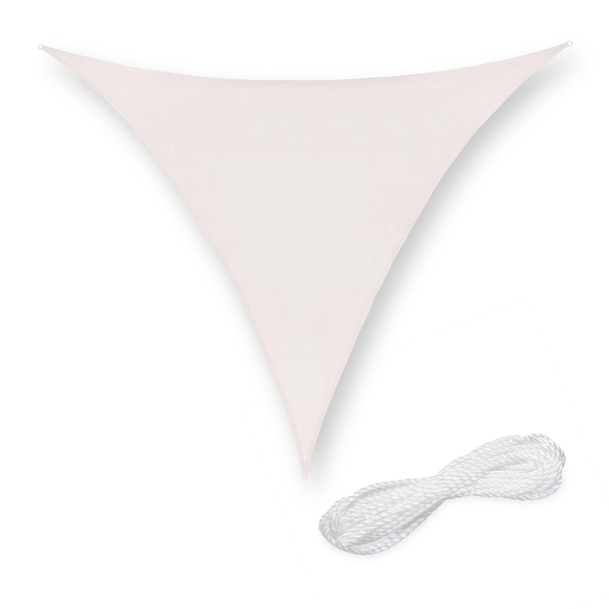 Tenda A Vela Rettangolare HOKXUAN 340x340 Cm – Telo Ombreggiante HDPE 95% UV Antivento Per Giardino Terrazza Grigio