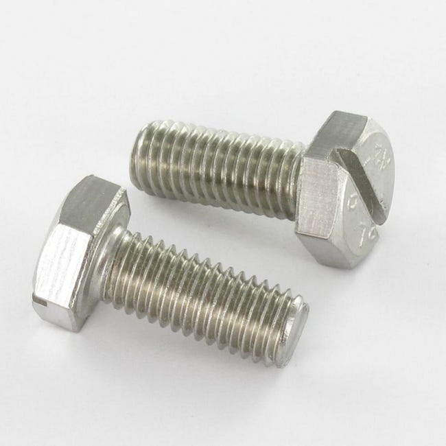 Vis Métaux Tête Plate A/MEPLAT 20X50 Filetée Sur 43 M10 Inox - Foto 10