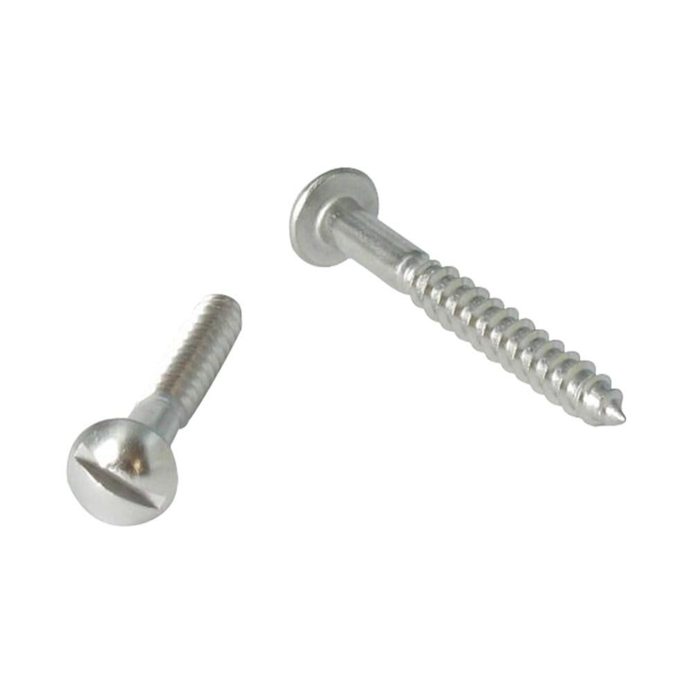 Vis bois Inox A2 Tête ronde TR Fendue 3.5X40 - 10 pièces | Leroy Merlin