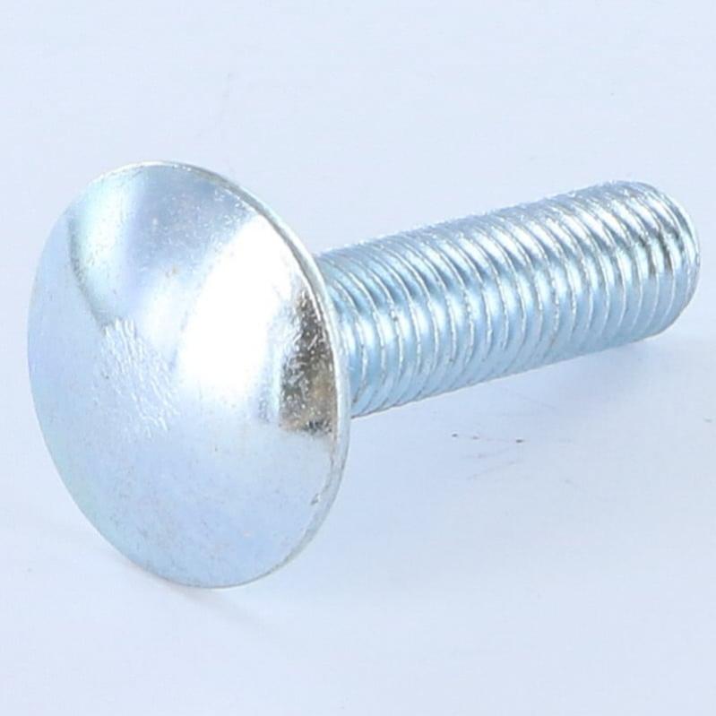 Lot De 10 Boulons Tête Ronde 6x12 - Collet Carré Japy Zingué - Marque Plombelec - Neuf