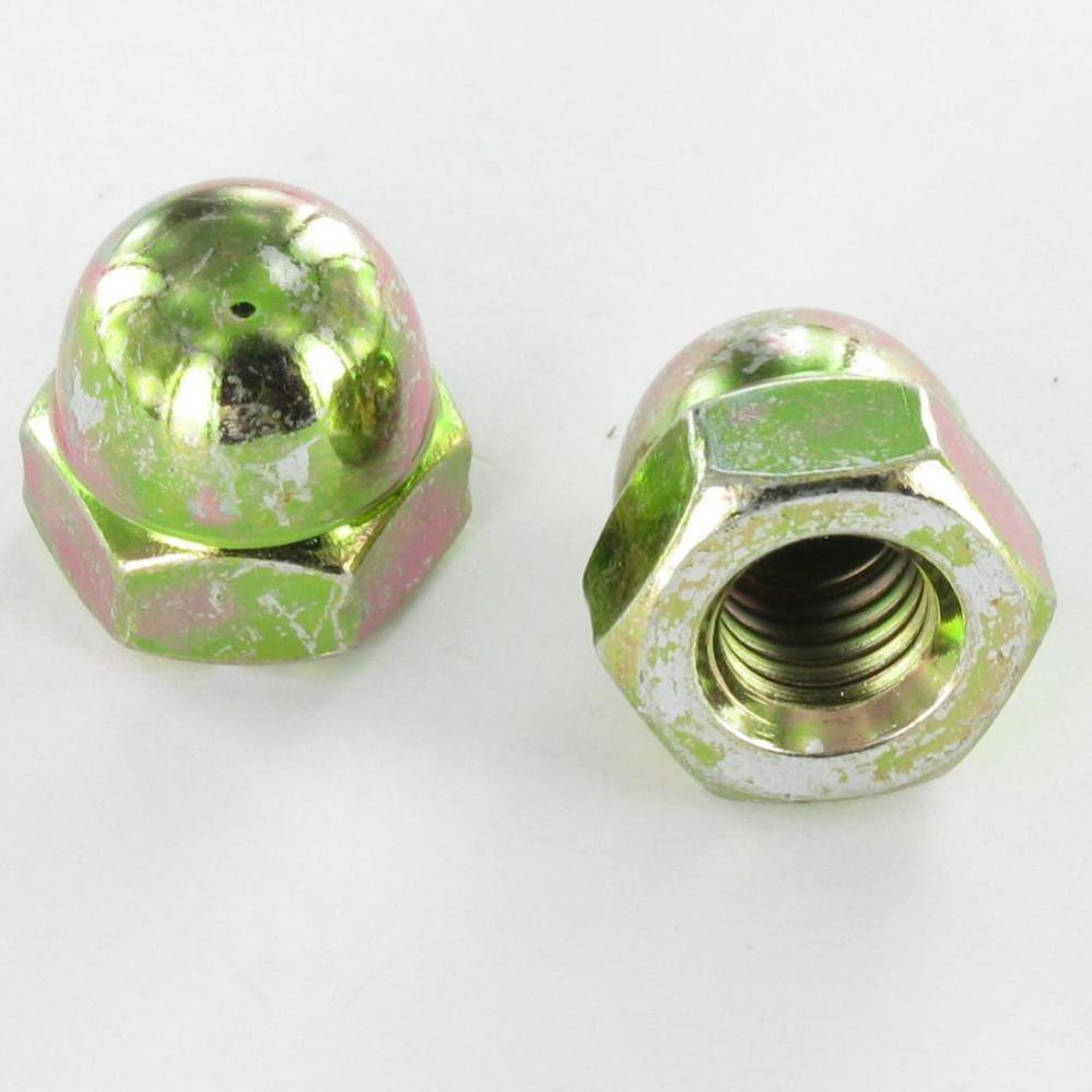 2 écrous Borgnes Diamètre 10 Mm - Ancien Stock Vélo Vintage, Pour Puky Ou Draisienne