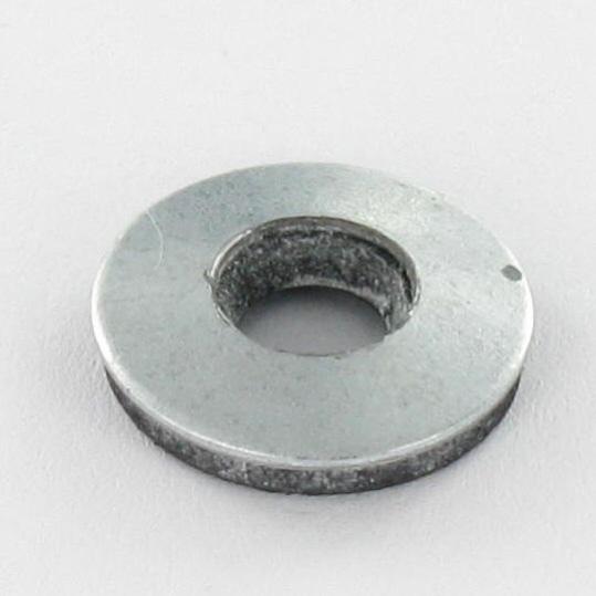 25 Rondelle In Gomma EPDM #5 O #6 - Spessore .128", Foro #6, Diametro Esterno 1/2 Pollice