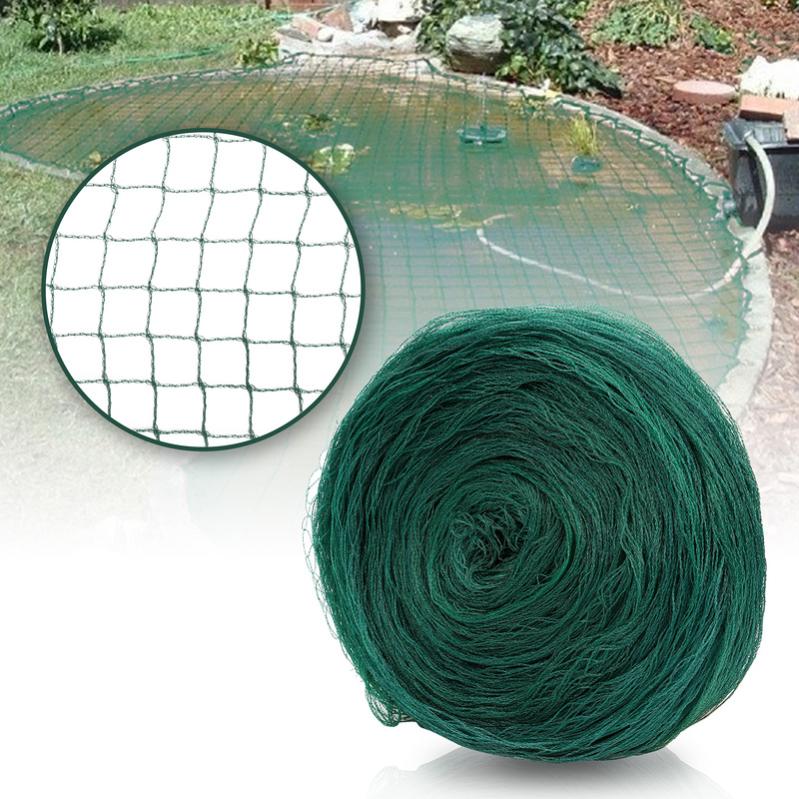 QWORK Filet De Protection Anti-Oiseaux 15x15m Maille 5x5cm - Filet Jardin Pour Plantes, Verger Et Étang