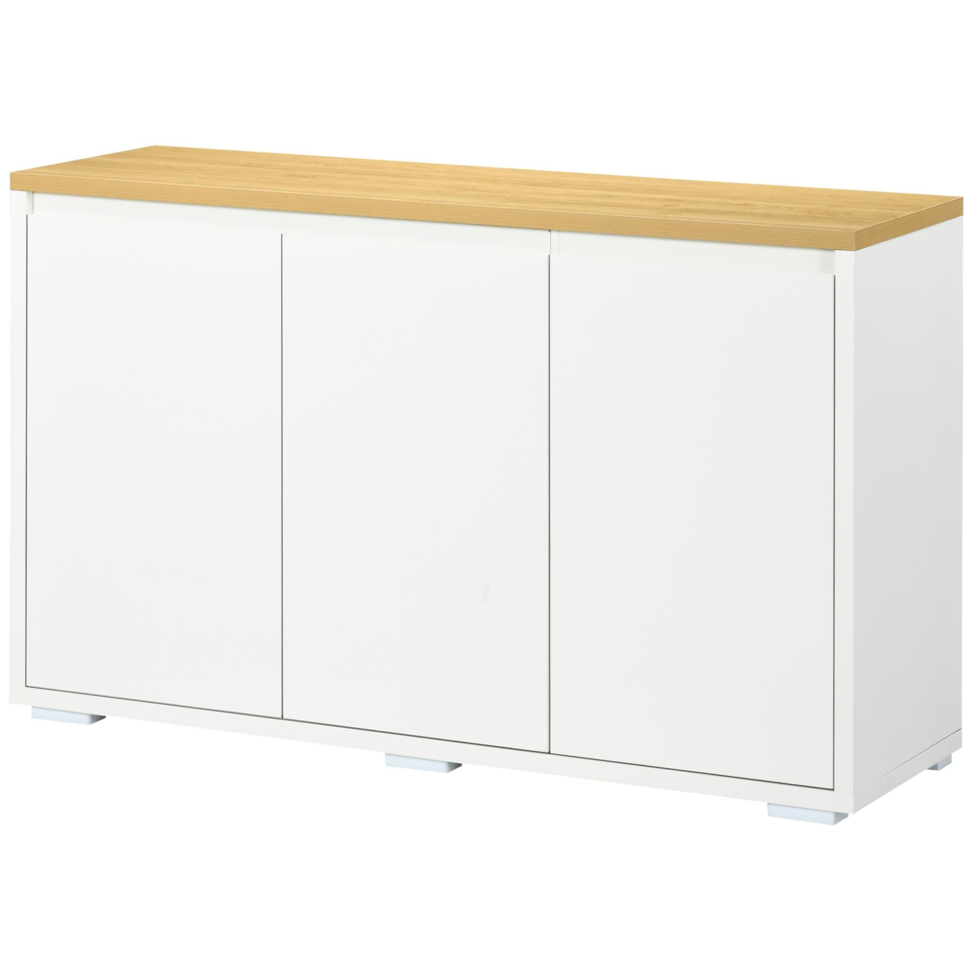 HOMCOM Mobile Contenitore Con 2 Cassetti, Armadietto E Ripiano Aperto Marrone 85542678