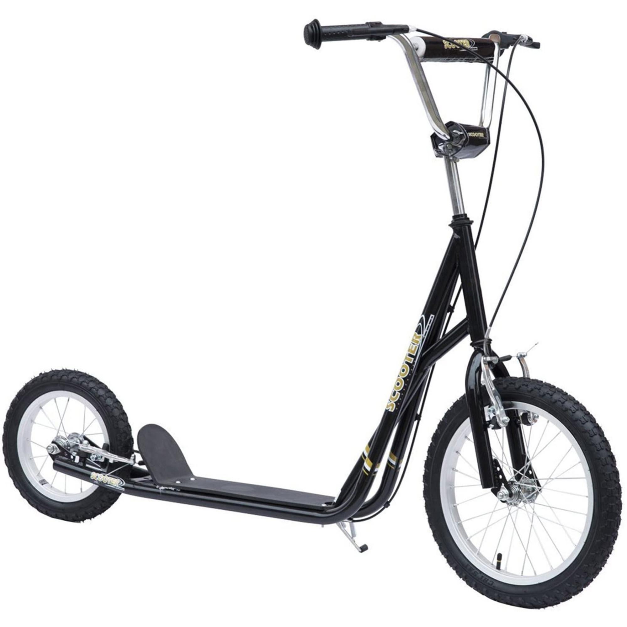 Trottinette HOMCOM Réglable - Roues 30 Cm, Cadre Aluminium Blanc, Portée 100 Kg, 5-10 Ans