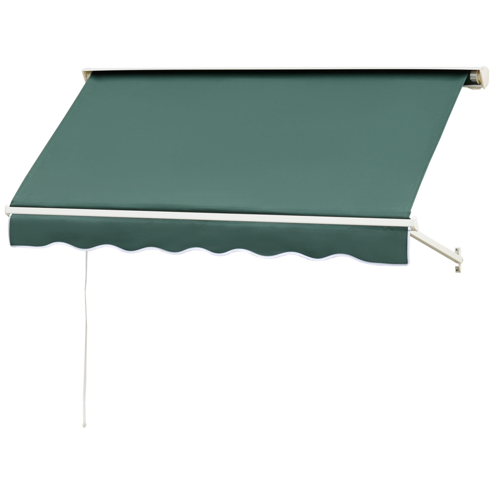 Tenda A Rullo Per Esterno Con Manovella - Protezione Solare Per Balcone E Terrazzo - Tessuto Poliestere, Colori Vari, 60/80/100/120/140 X 250 Cm