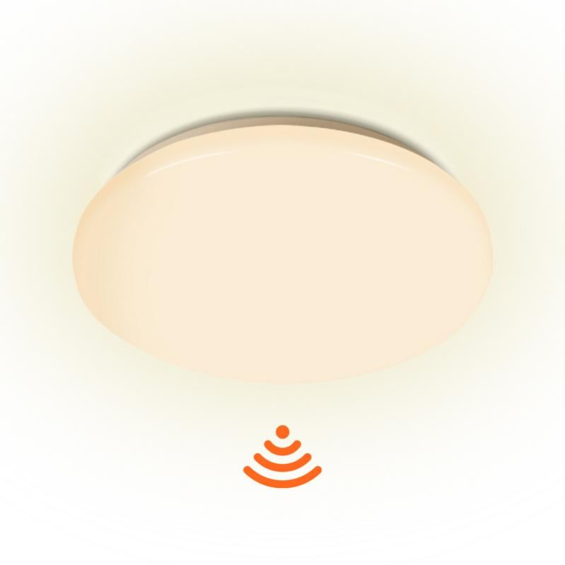 Lampe de Plafonnier LED avec Batterie 10000mAh, Détecteur de Mouvement, Plafond Rechargeable