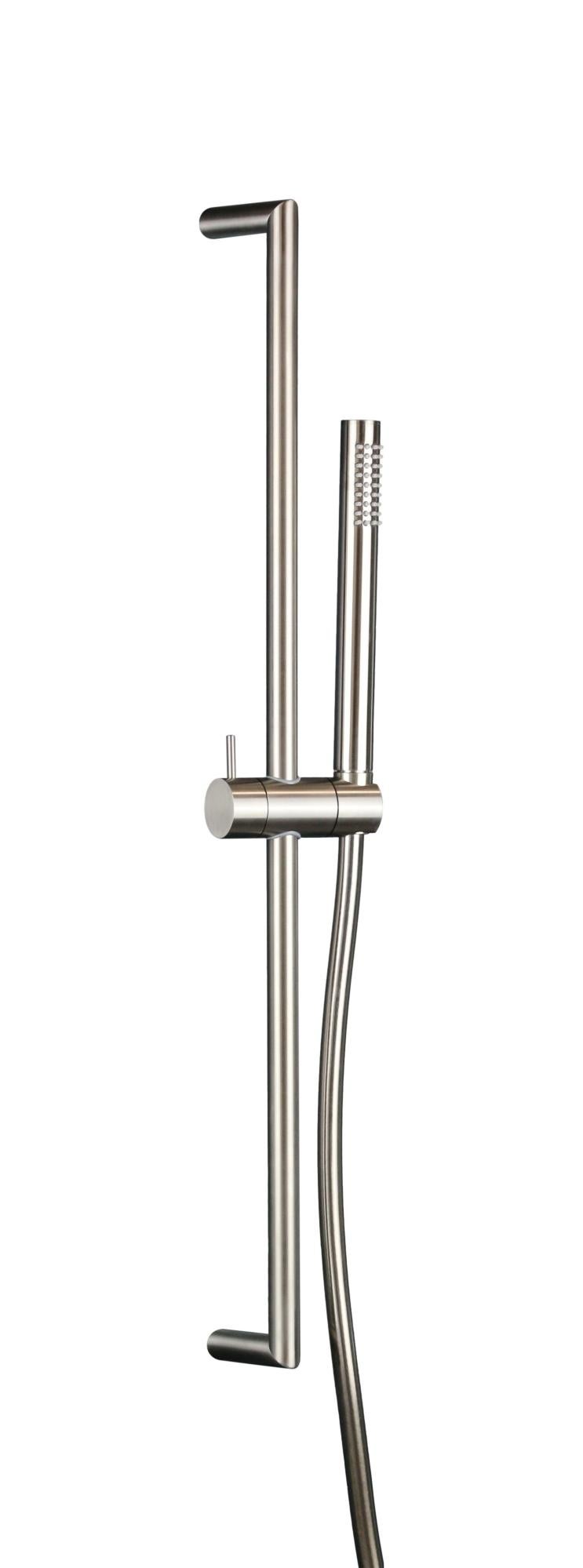 Asta Saliscendi Doccia Keenware - Acciaio Inox Cromato, 590 Mm, Con Regolatore Altezza - Foto 5