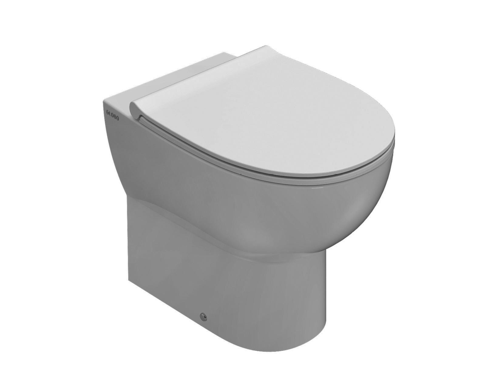 Vaso WC In Ceramica A Terra Installazione Filo Parete 54 36 Globo 4ALL vaso-wc-in-ceramica-a-terra-installazione-filo-parete-54-36-globo-4all