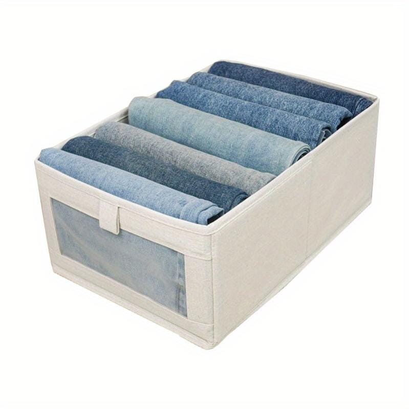 Caja de almacenamiento transparente para ropa y pantalones organizador de guardarropa multicapa Leroy Merlin