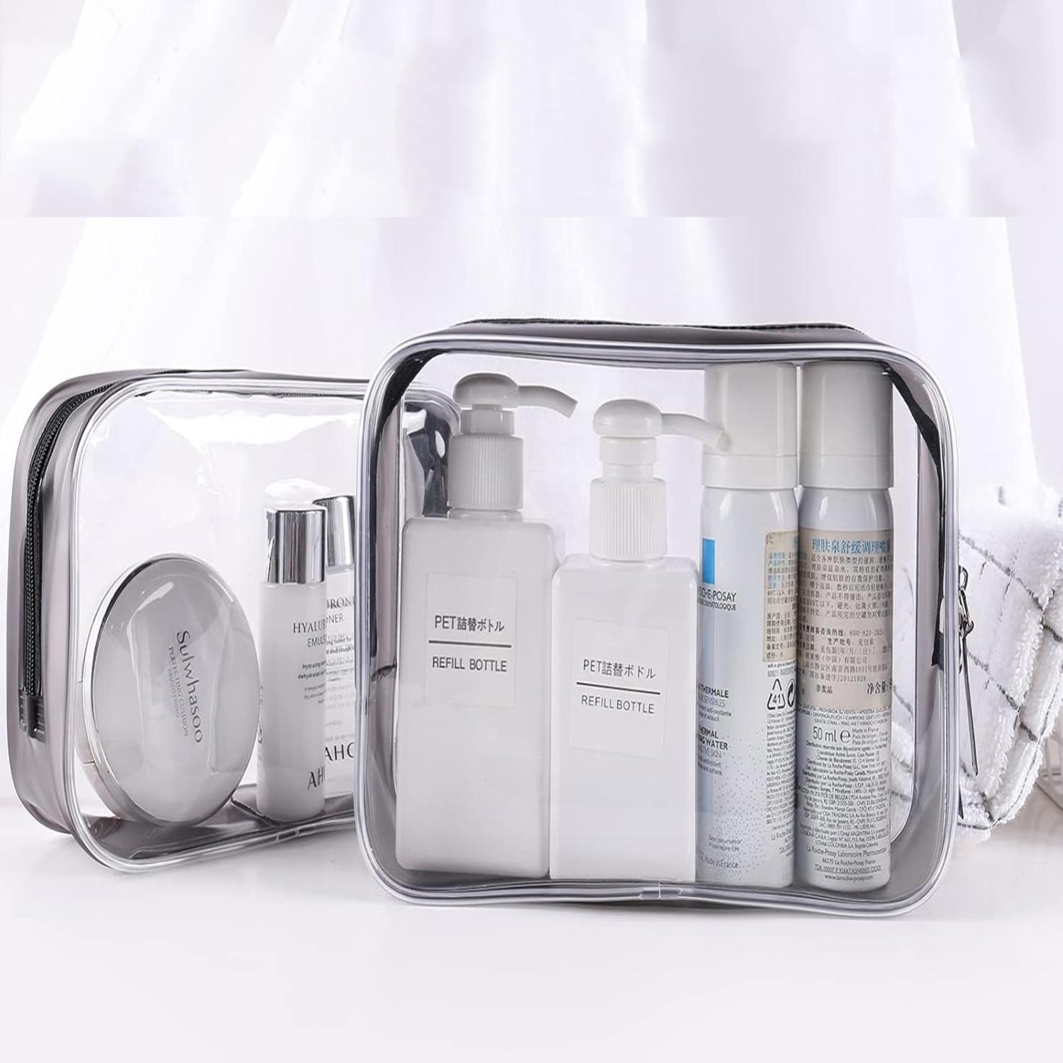 Trousse De Toilette Transparente Approuvée Par La Tsa - Sac De Toilette