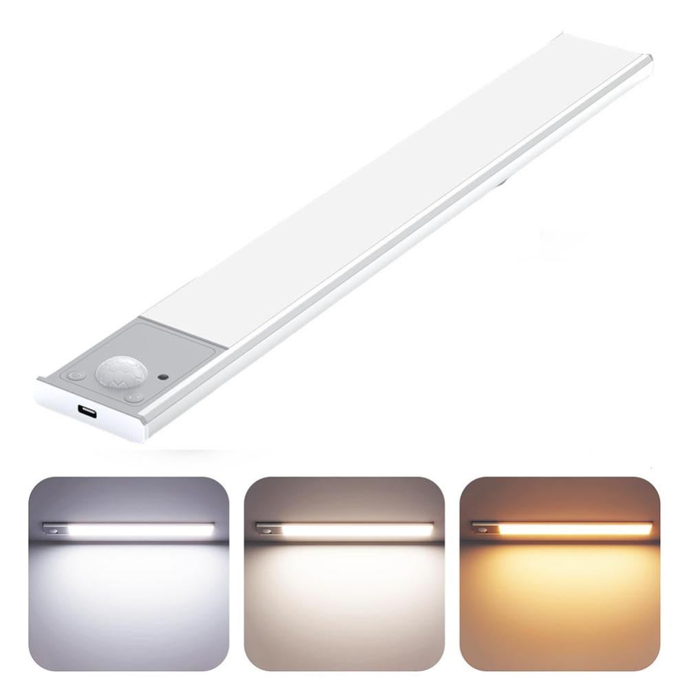 Détecteur De Mouvement LED Veilleuse Intelligente USB Charge à Piles WC Lampe De Chevet Pour Chambre Couloir Voie Toilette éclairage Domestique