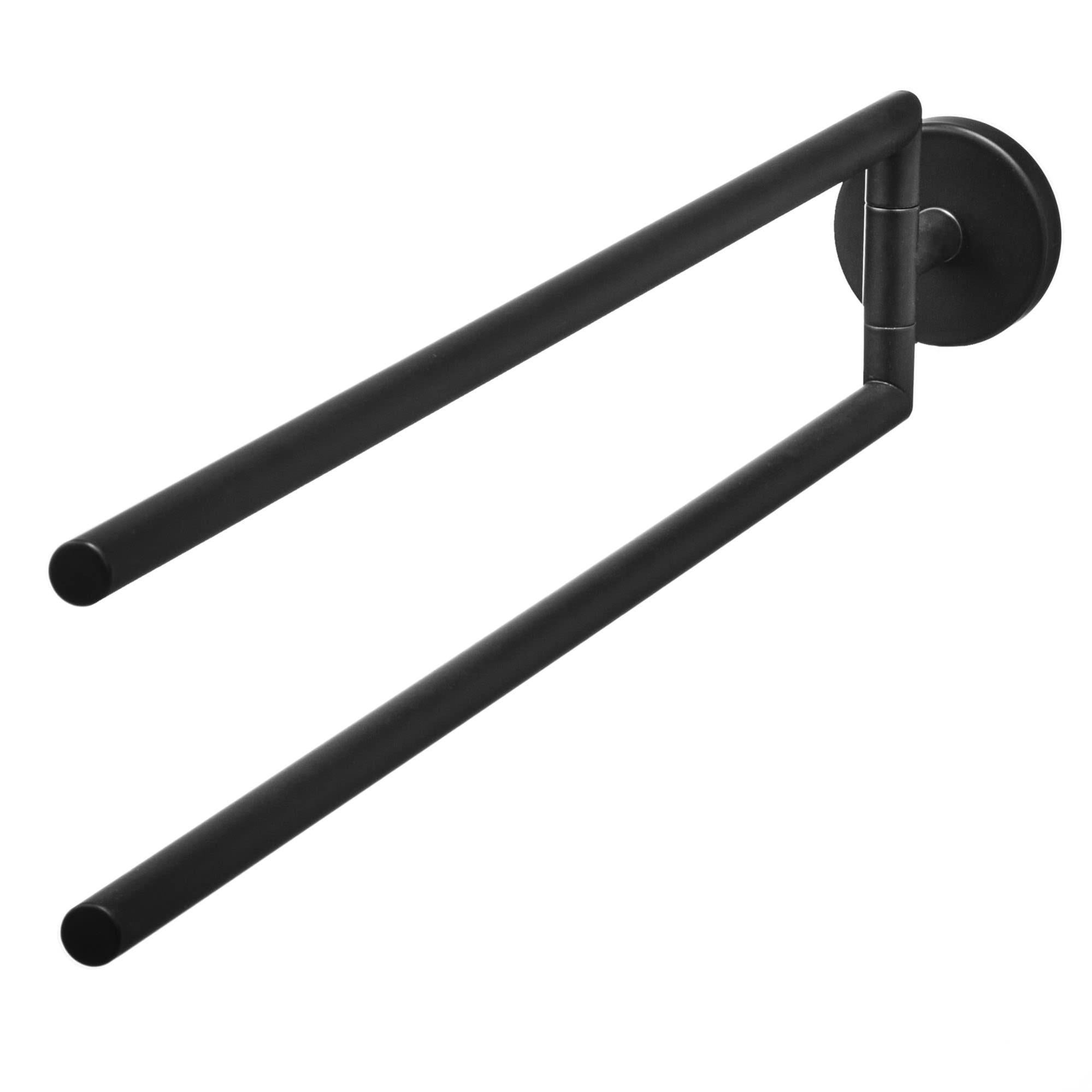 Portasciugamani Autoadesivo In Acciaio Inox 304 - Doppio Braccio Senza Foratura Per Bagno - Foto 5