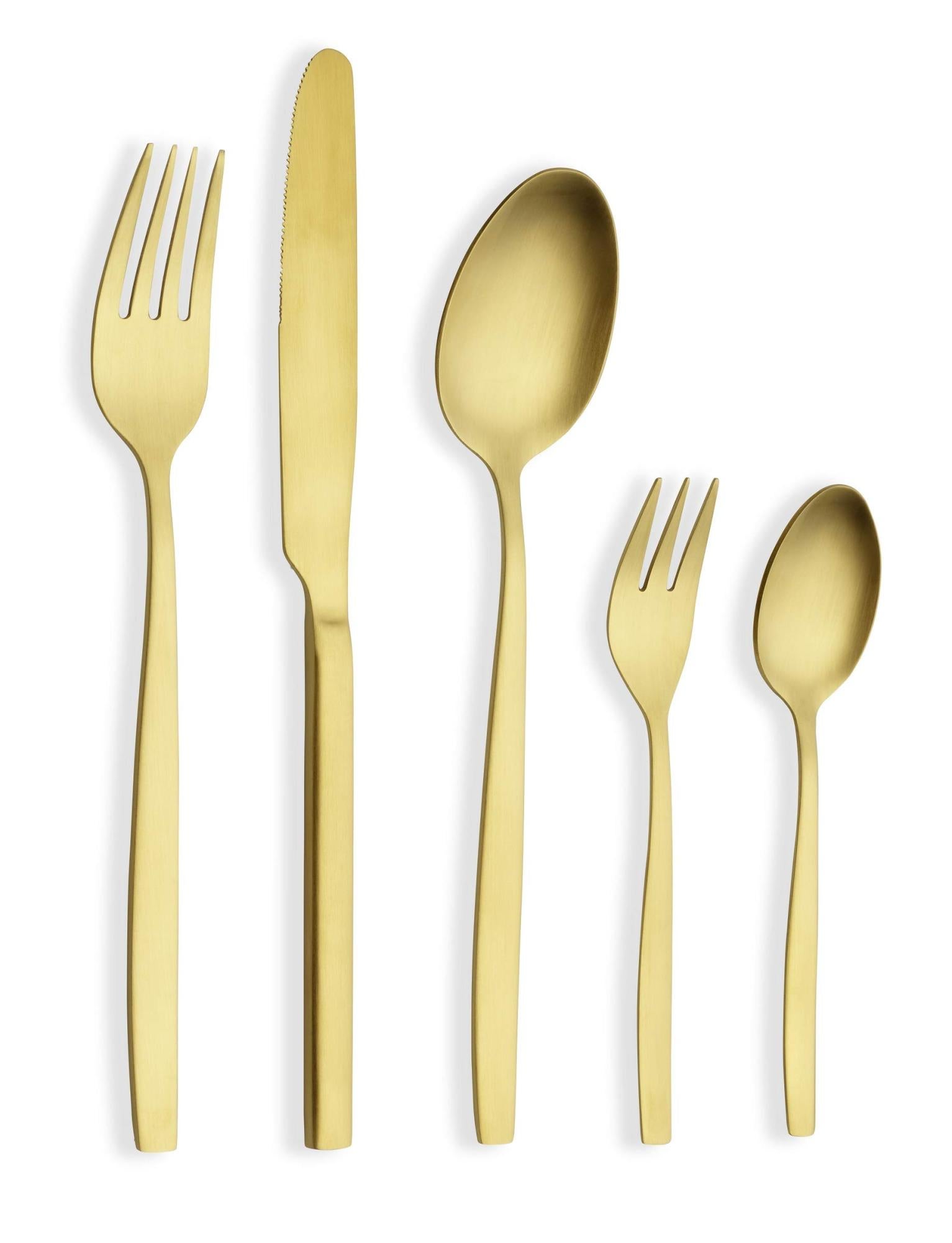 Set Posate Avelino Silver Edition - 30 Pezzi Per 6 Persone, Acciaio Inox 18/10 Lucido, Con Scatola Regalo