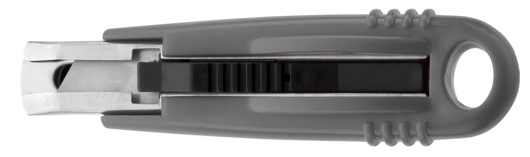 Portwest KN40BLU Cutter Di Sicurezza Retrattile Con Lama Autoretraibile E 10 Lame Di Ricambio, Blu
