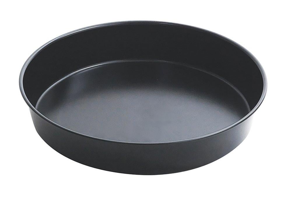 Excelsa Tortiera Tonda Antiaderente 24 Cm – Acciaio Nero, Lavabile In Lavastoviglie
