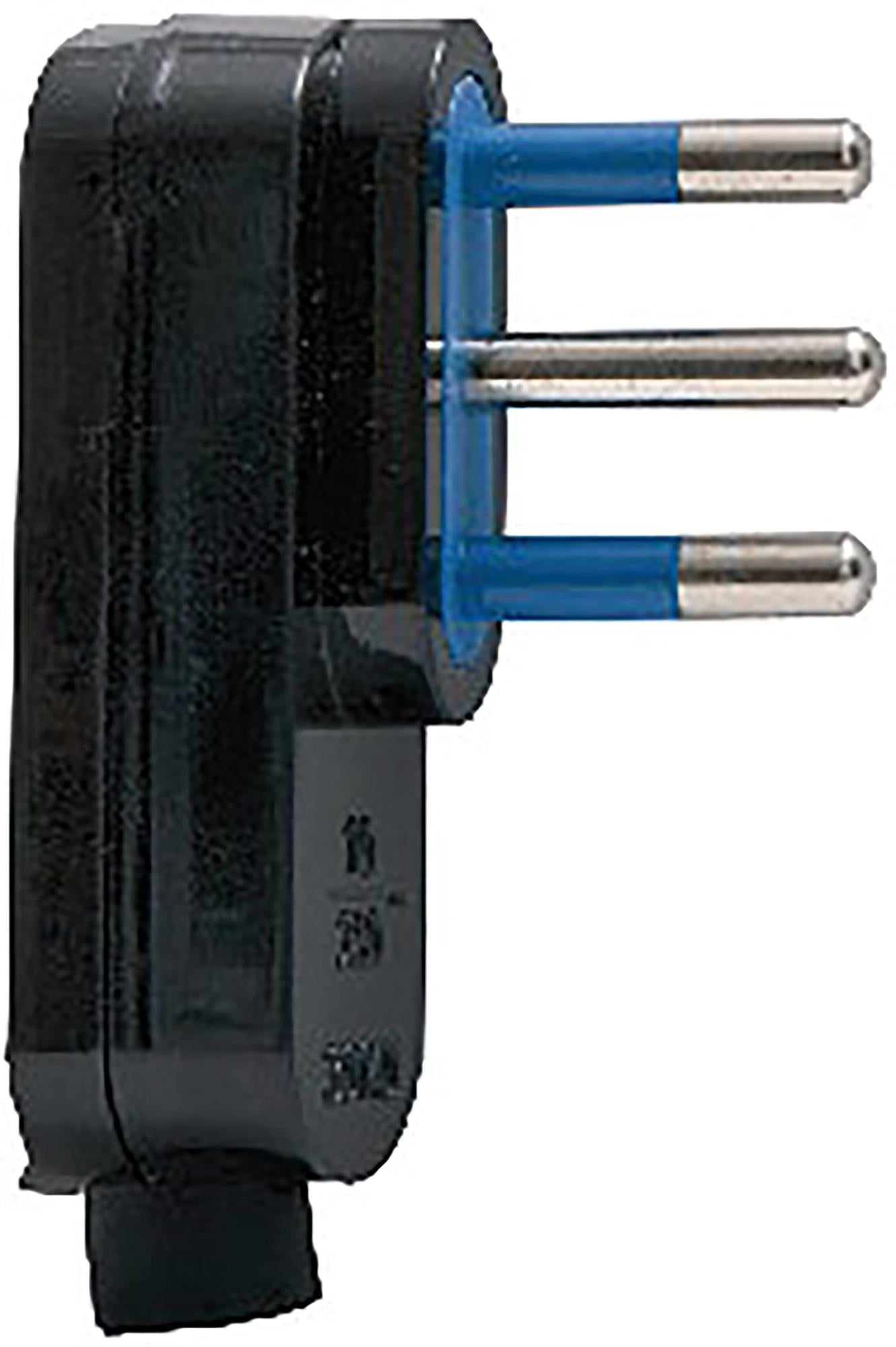 FANTON 80066 Spina Schuko Piatta Salvaspazio Orientabile 2P T 16A Angolare Mod. CLOCK