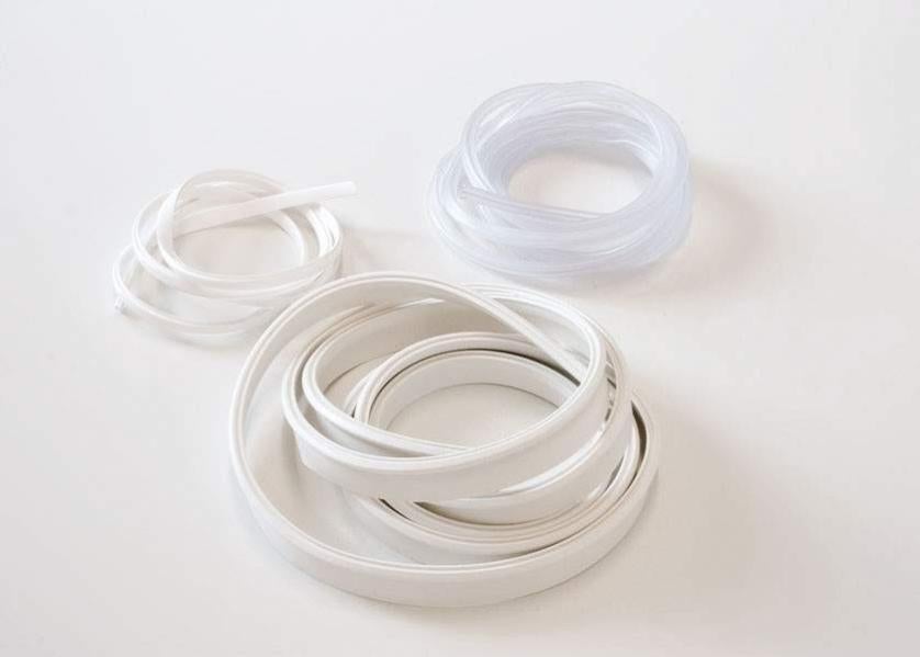 Lot De 50 Buses De Douche En Silicone De Remplacement - Diamètre 4 Mm, Couleur Grise - Pour Pommeaux Bouchés - 5