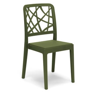 REDÒKASA Sedia in polipropilene ARMONIA, impilabile, resistente ai raggi UV, design moderno, ideale per sala da pranzo, cucina, sala d’attesa, bar