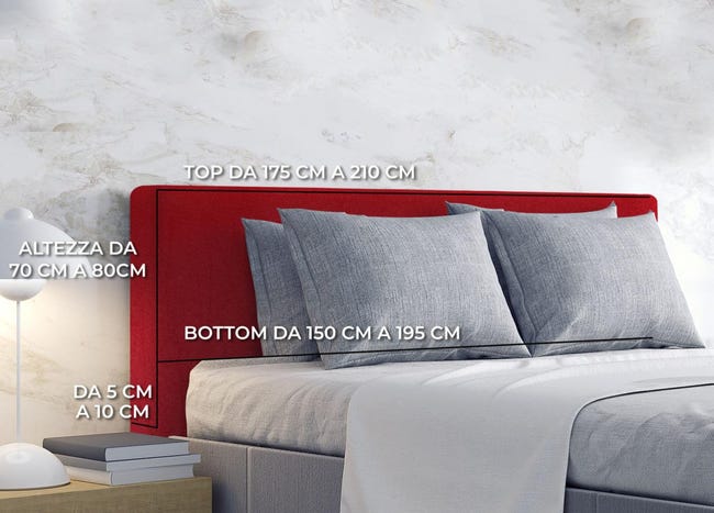 Copritestiera Letto Elastico - Fodera Testata In Poliestere | Protezione Da Polvere E Graffi - Foto 1