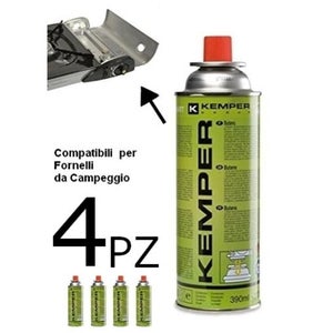 4 Cartucce Butano Con Valvola - Per Cucine Da Campeggio, Bombole Ricaricabili, Accensione Rapida - Foto 9