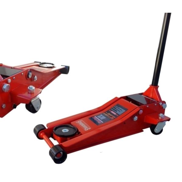 Cric/Sollevatore/Martinetto idraulico a carrello 3T/3000Kg profilo extrabasso - Mod. A