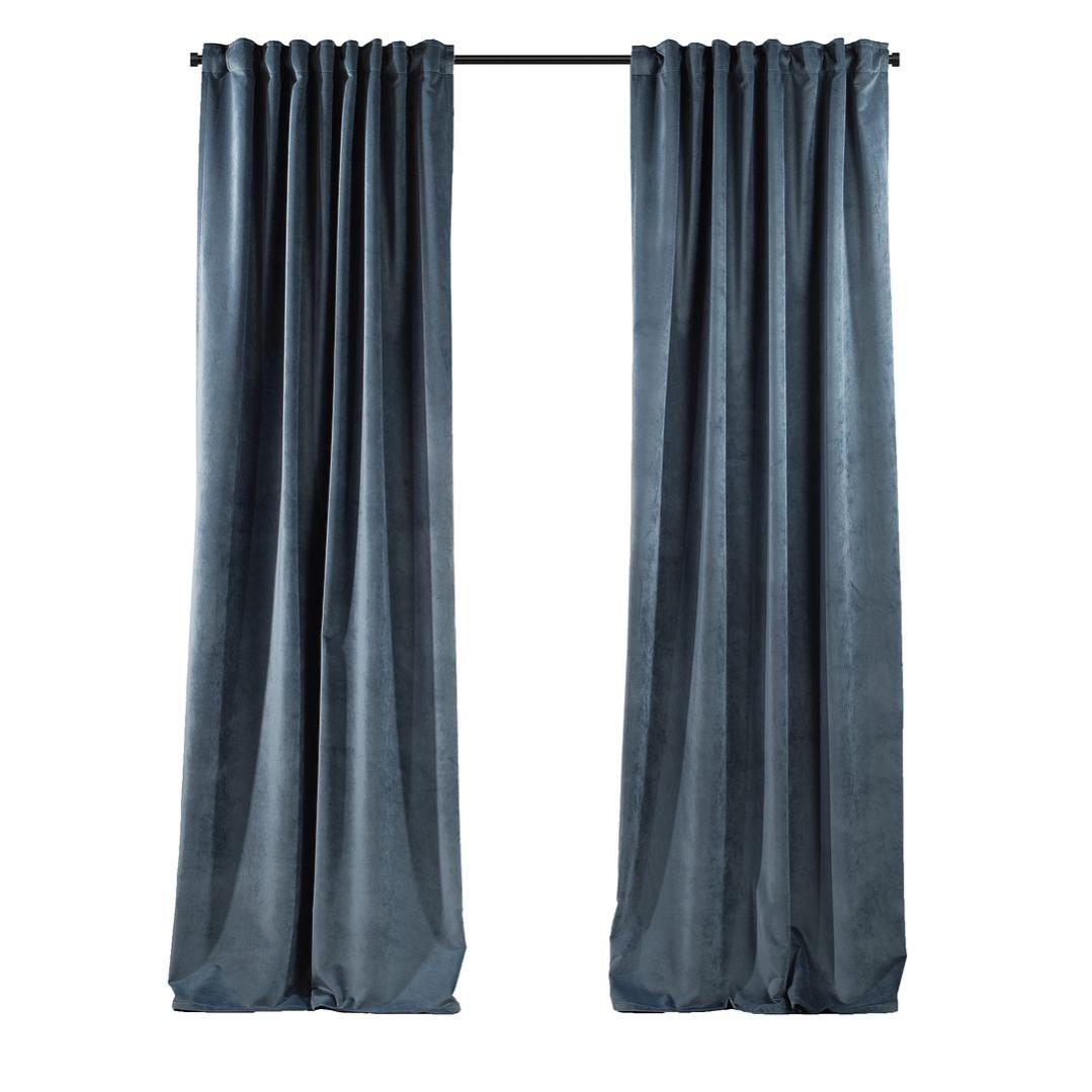 Tenda doppia Welle n. 6 con passanti, extra lunga, 140 x 285 (arancione