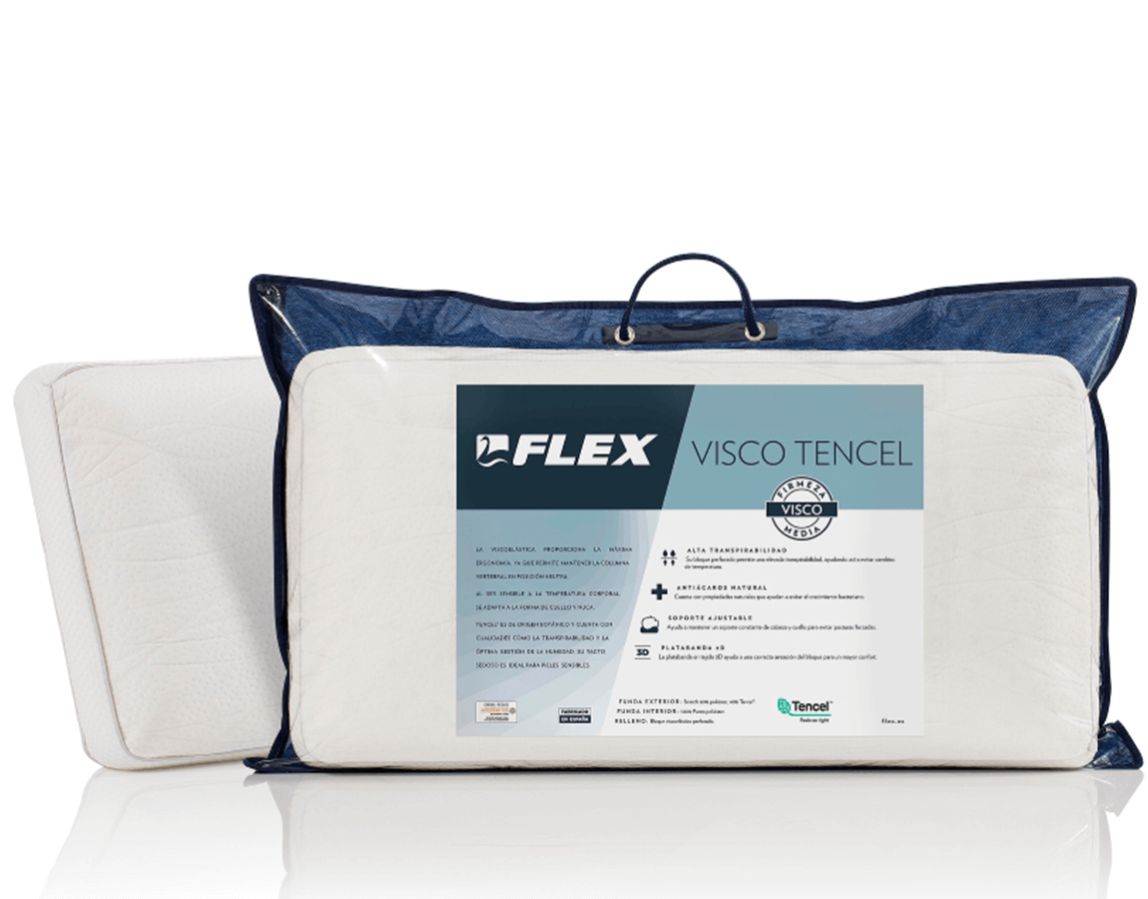 Almohada Flex Tencel Viscoelastica 105 cm Leroy Merlin