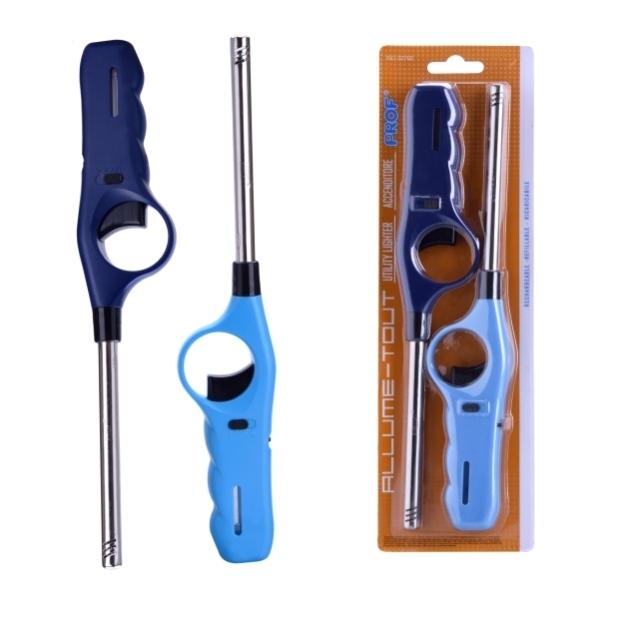 Accendino Ricaricabile Jet Flame Surf Piezo Antivento Colori Mix (20 Pezzi - 9