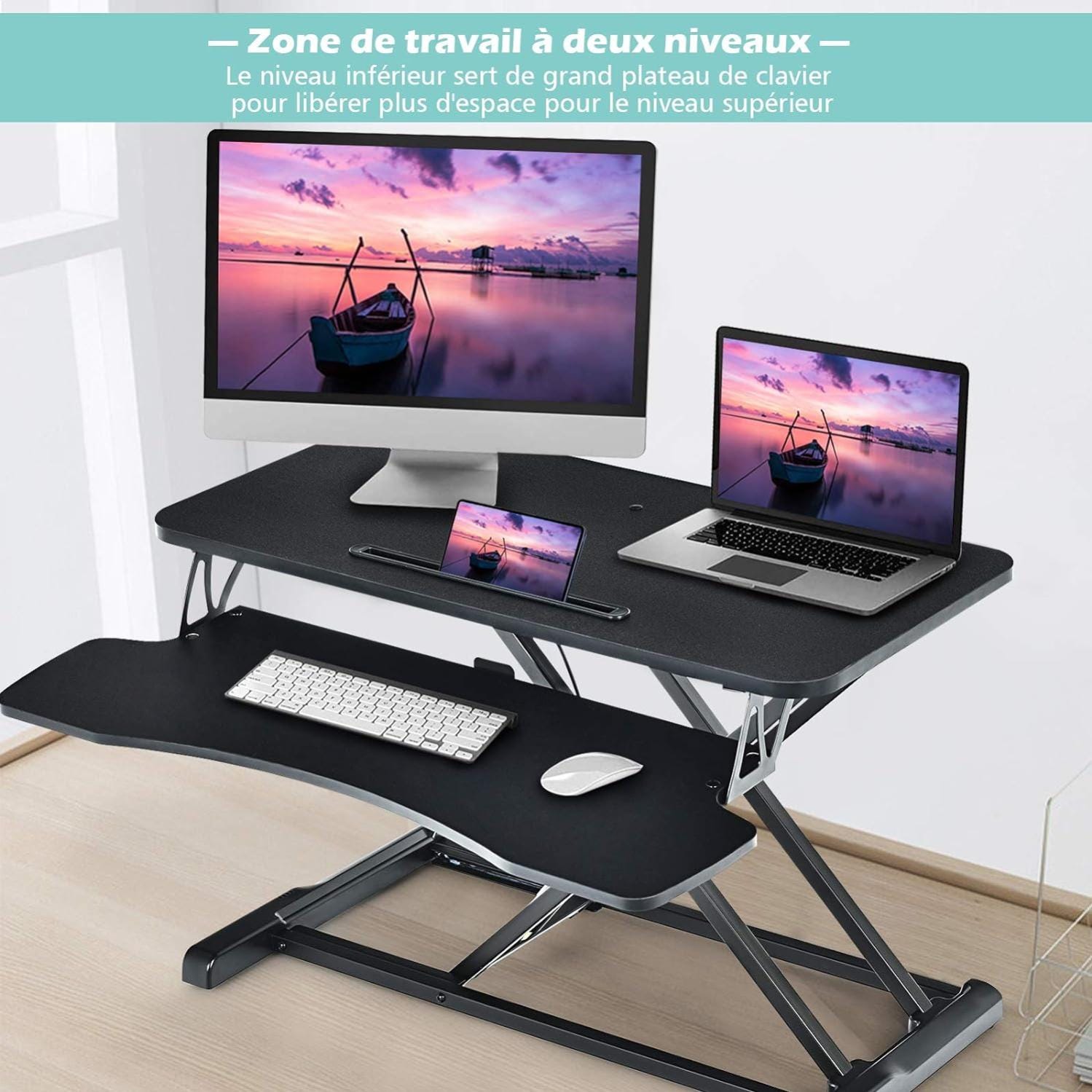 Hmseng Support de livre pour la lecture, réglable support de lecture Hmseng Support de livre pour la lecture, réglable support de lecture