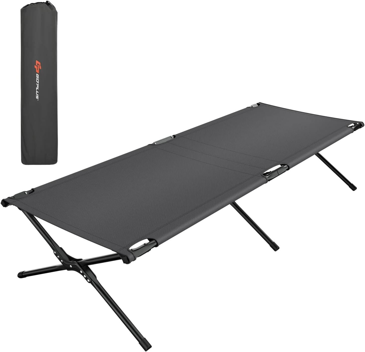 Lit De Camping Pliant Alpcour - Lit Simple Compact Avec Sac De Transport (état Impeccable)
