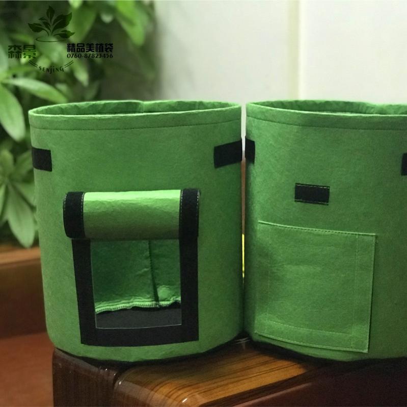 Sacs de culture de pommes de terre, 1 paquet de 4 gallons, sac de culture robuste, Pots en tissu avec poignées - 3