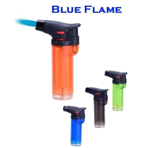 Accendino Jet Flame Ricaricabile - Lungo, In Metallo, Senza Gas