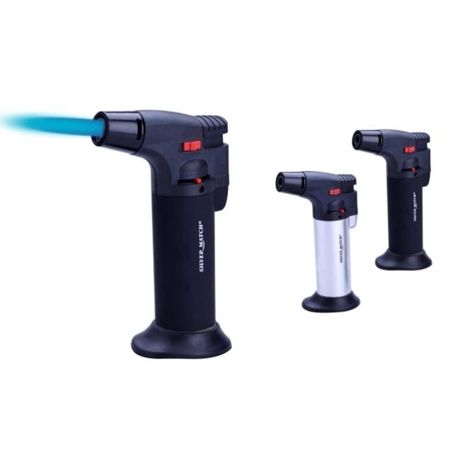 TrAdE Shop Traesio - Confezione Torcia Macchina Saldatore Multiuso Pistola Con 3 Cartucce Di Gas C200 87203826