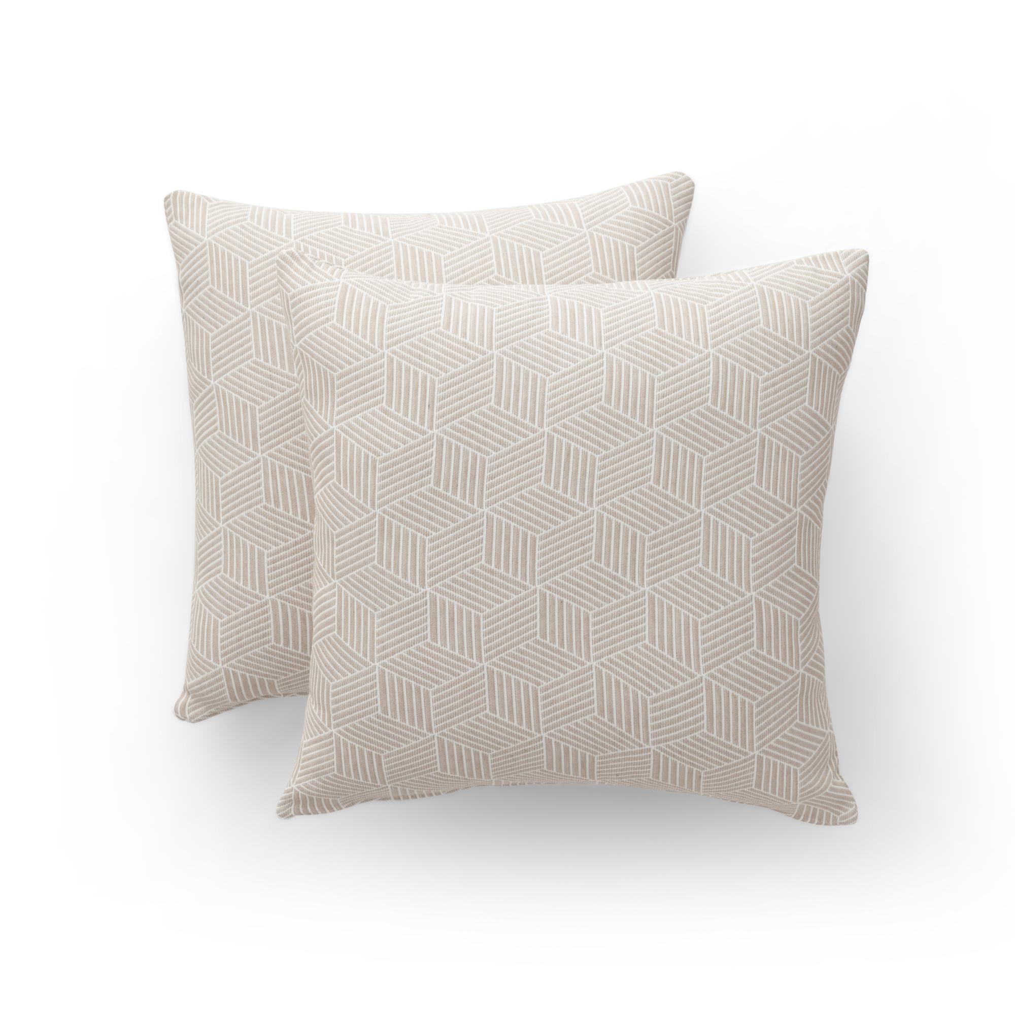 Housse de coussin 50x30 coton gris ardoise | Leroy Merlin
