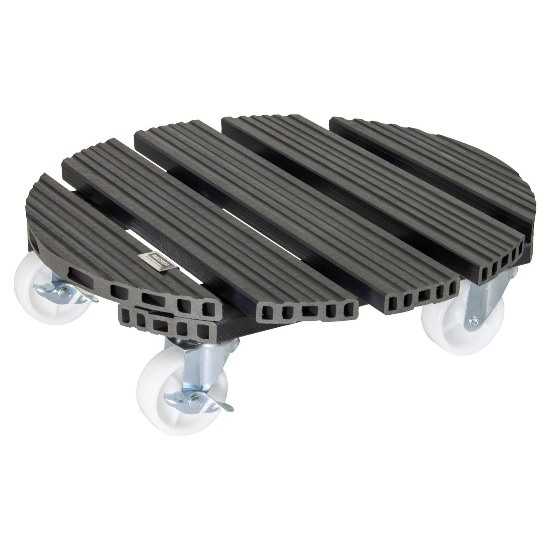 Lot De 4 Supports Ronds Pour Plantes Avec Roulettes Intérieur Extérieur Outsunny | La Redoute