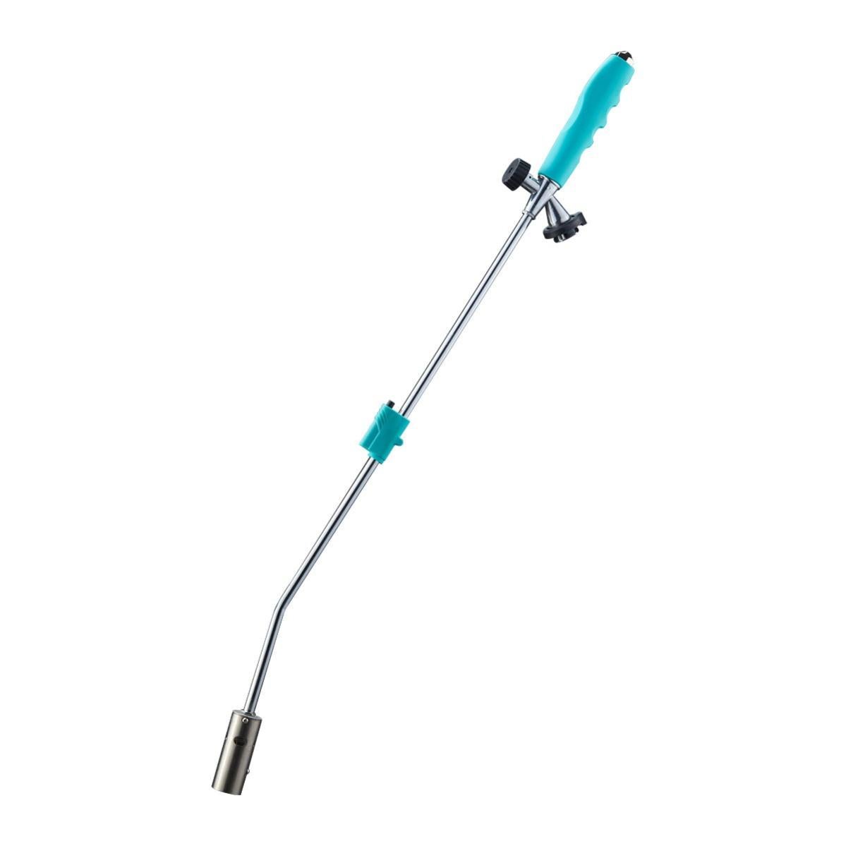 Cannello A Gas Con Accensione Piezoelettrica - Diametro 60 Mm, Lunghezza 70 Cm, Made In Italy, Leva Comoda