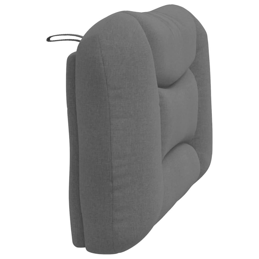 Coussin de tête de lit noir 100cm tissu - 6
