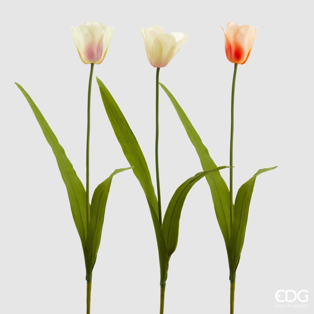 VaryFloral 10 Pezzi Fiori Finti Tulipani Artificiali Realistici Rosa Fiori Finti Tocco Reale Tulipani in Lattice Bouquet Sposa Artificiali con Steli per Bouquet da Matrimoni Casa Interno Esterno