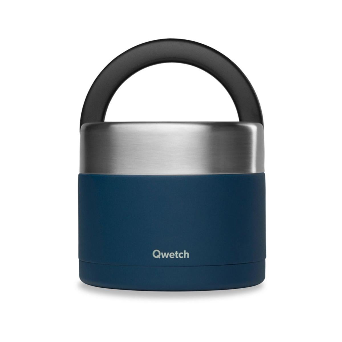 Lunch box QWETCH repas isotherme inox Granite Bleu 850ml Leroy Merlin