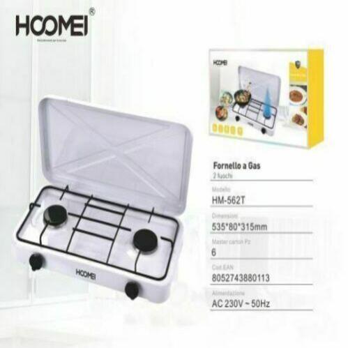 Fornello a gas GPL campeggio cucina portatile 1 2 3 4 fuochi (4 FORNELLI GPL