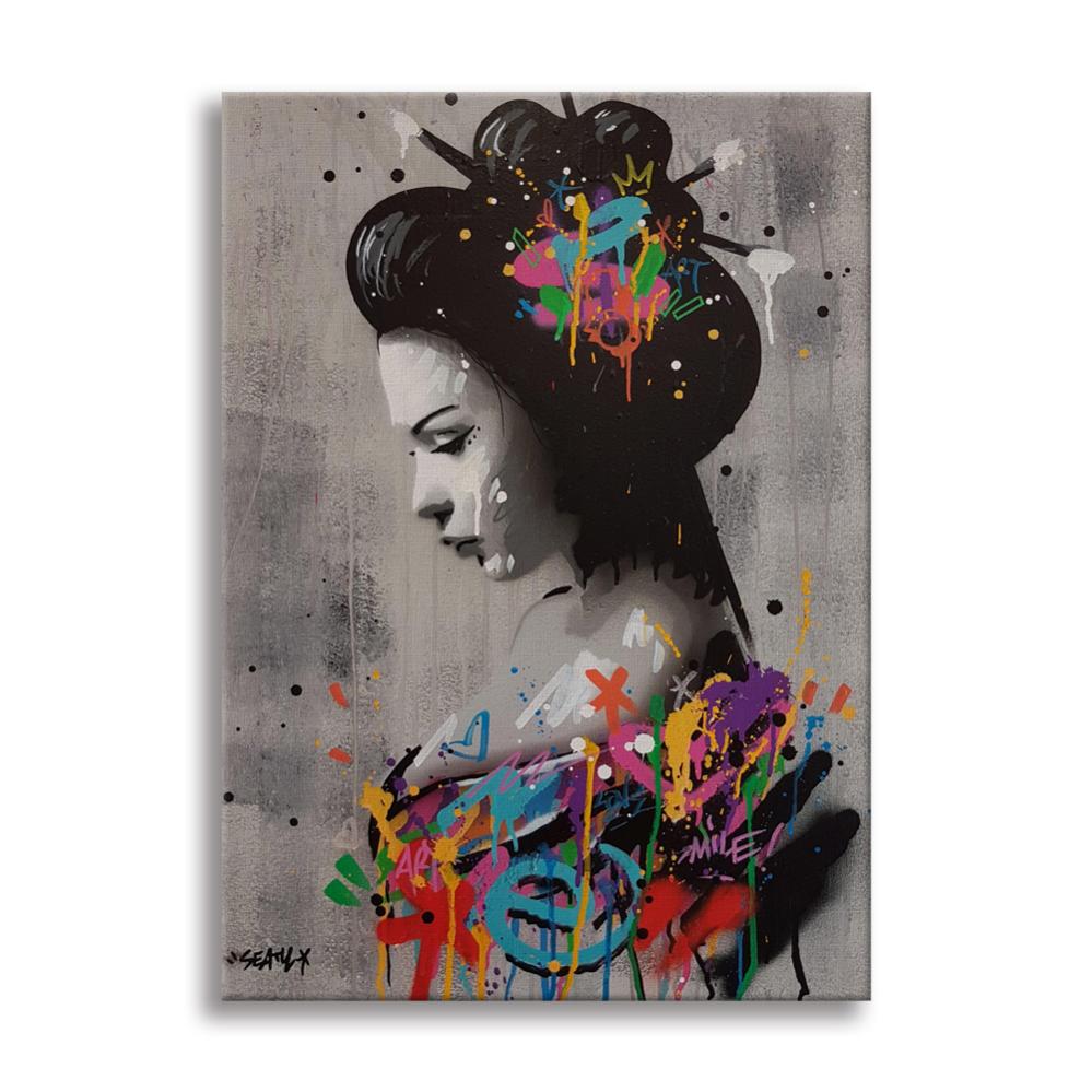 Silence - Quadro Canvas Contemporaneo su telaio in legno - Misura: 50x70 cm