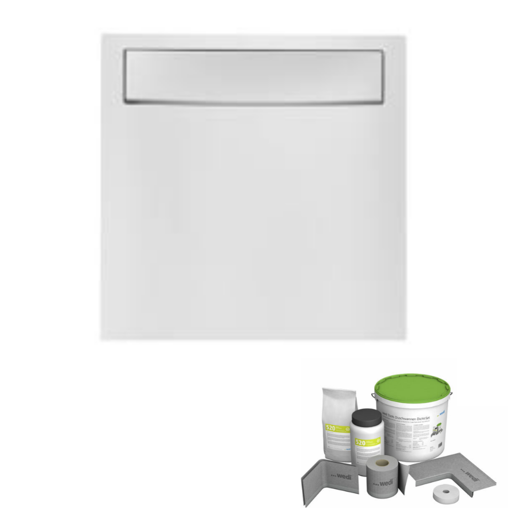 Pack receveur de douche antidérapant 90 x 90 JACOB DELAFON Flight Neus