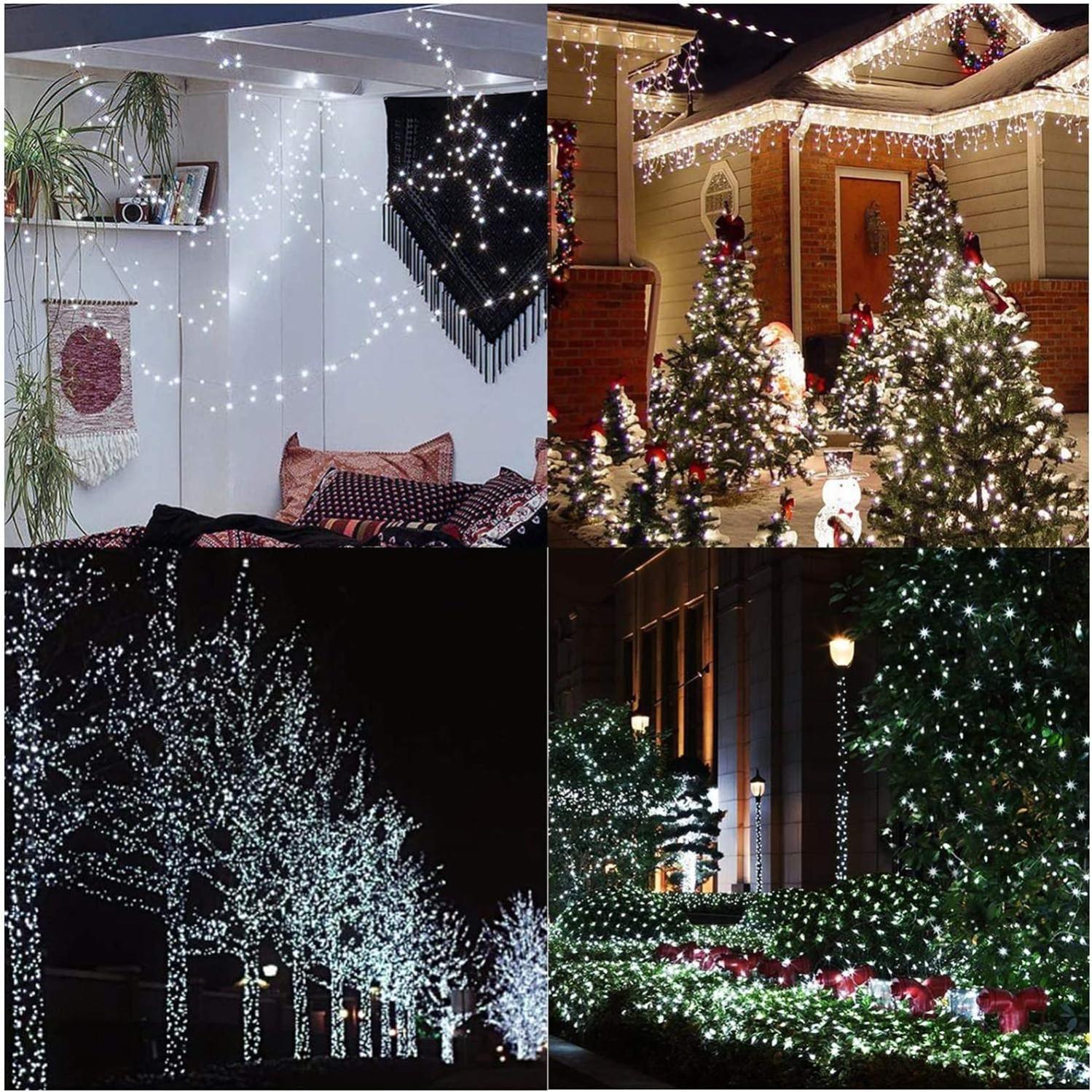 Guirlande Lumineuse Lierre 10m 100 LED – Télécommande, 8 Modes, Étanche IP65