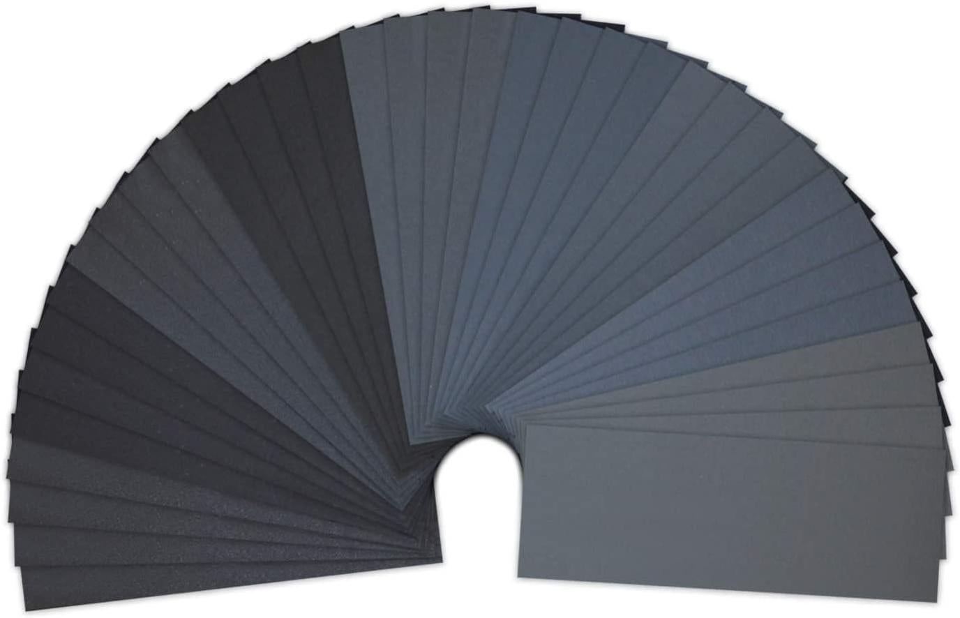 Papier Abrasif TAMIYA 87024 - Lot 5 Feuilles Grains 1200/1500/2000 - Pour Modélisme Et Finition
