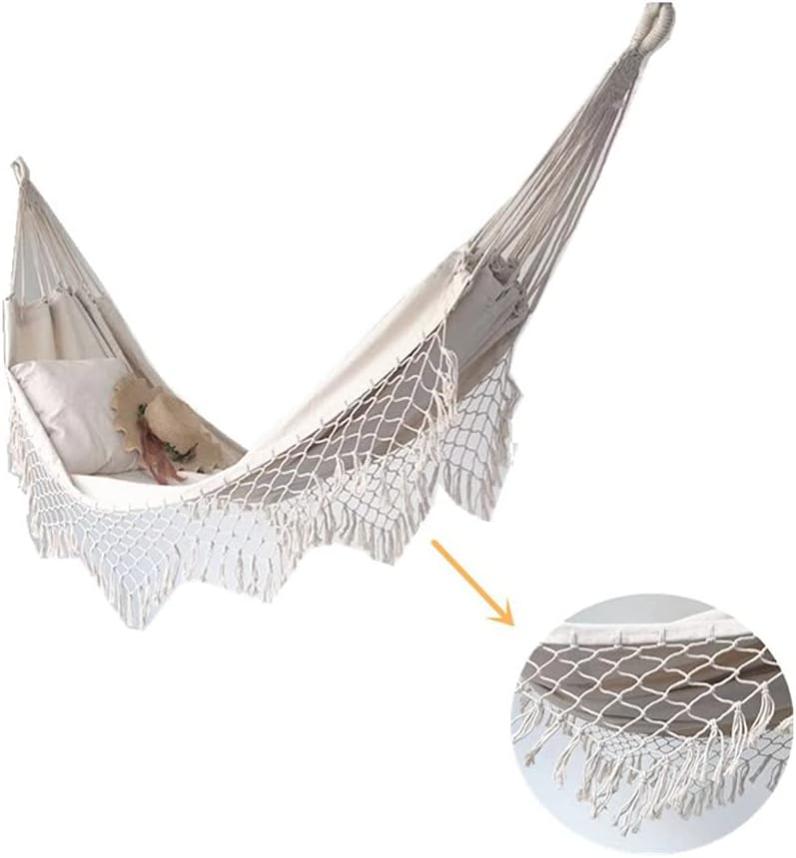 Filet à Suspendre Pour Peluches 100x100x150 Cm - Rangement Doudou Style Bohème, Tissé Main, Avec Pompons