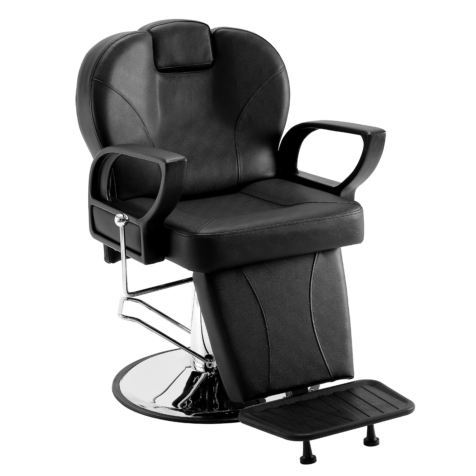 Vevor Chaise De Coiffeur Inclinable Fauteuil De Salon Coiffure Hydraulique Pivotant