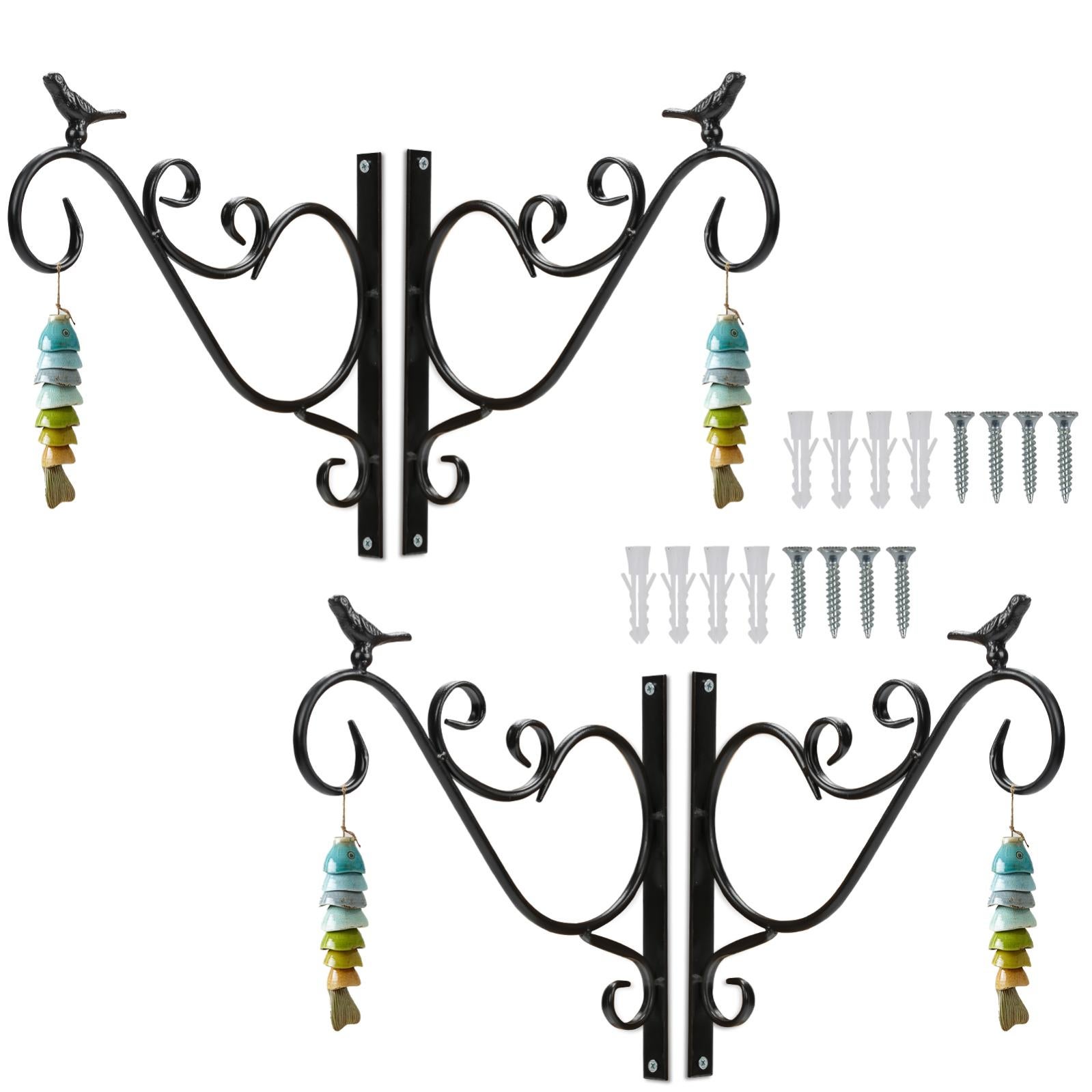 ANDRYS - Cestino Portarifiuti Da Esterno Con Staffa E Cestino Appendibile Acciaio Verniciato 44 X 26 X 35 Cm Colore Nero 87401277