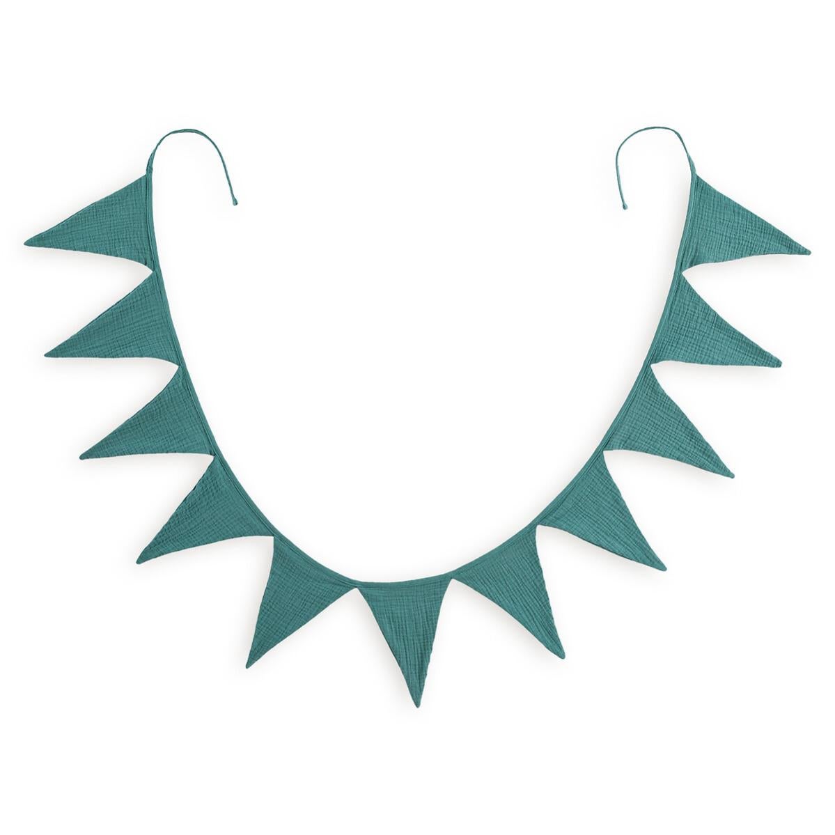 Guirlande De Fanions Triangulaires Multicolores En Coton Avec